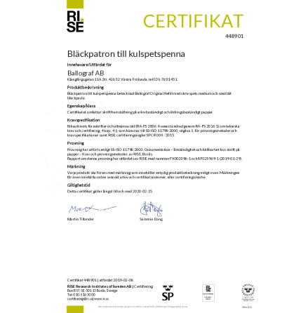 Kulpatron Ballograf fin bl�