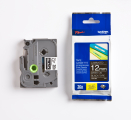 Mrkband TZe335 12mm   vit/sva