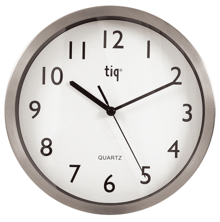 Vggklocka 25cm      aluminium