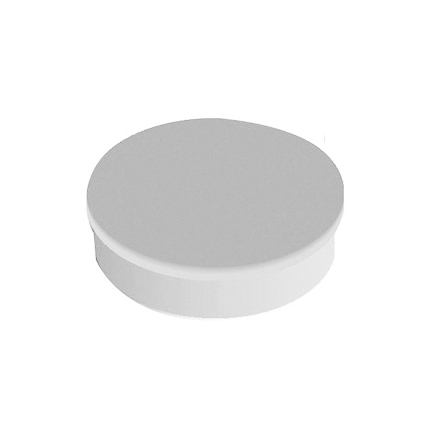 Magnet rund  30mm vit    10/fp