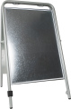 Gatustll Sign 50x70cm silver