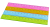 Linjal transp sort frg 15cm
