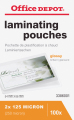 Laminat 54x86mm 125mic100/fp