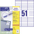 Etikett 3420 70x16,9mm 5100/fp