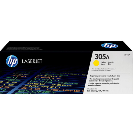 Toner HP 305A CE412A Gul 2,6k
