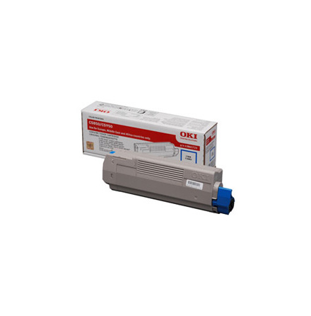 Toner Oki 43865723 6k     cyan