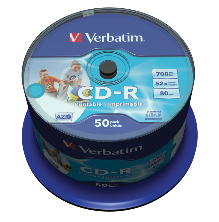 CD-R Verbatim Printable 50/fp