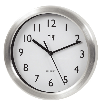 Vggklocka 20cm      aluminium