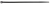 Buntband 200x4,8mm svart 100/f