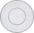 Prlplatta rund 15cm transp