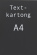 Kartong A4 svart 25/fp