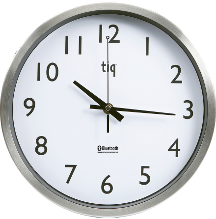 Vggklocka Bluetooth 30 cm alu