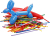 Ballonger 152cm mix 100/fp