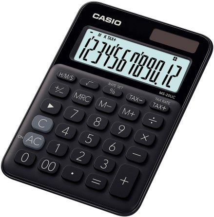 Bordsrknare Casio MS-20UC BK