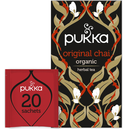 Te Pukka svart te chai 20st/f.
