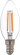 Filament LED kron E14 4,5W dim