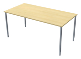Skrivbord 160x80cm bjrkmel/si