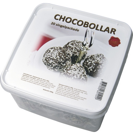 Chocobollar singelpack 1kg 20p