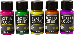 Textilf�rg neon mix 5x50ml