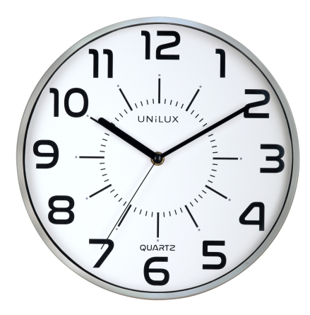 Vggklocka POP 30cm Silver