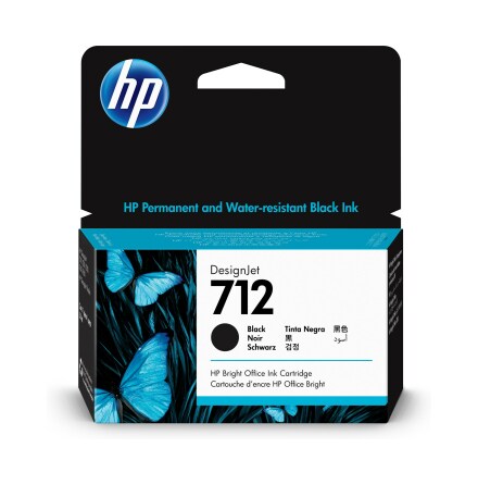 Blck HP 712 Svart
