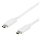 Kabel USB-C - USB-C 2M,vit