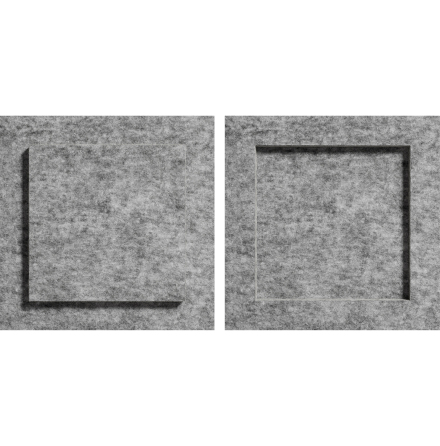 Ljudabsorbent Modern 2-p grtt