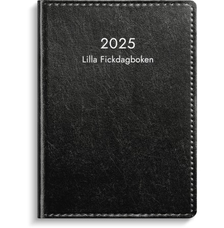 Lilla Fickdagboken Svart 2025