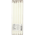 Kronljus 34cm Stearin vit 10st