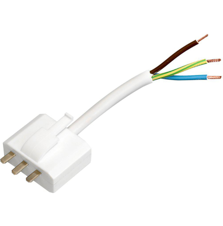 DCL Takkontakt 20cm kabel Jord