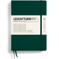 Ant.bok A5 h linj forest green