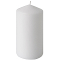 Blockljus 80 mm x150 mm vit