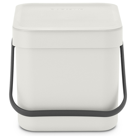 Avfallshink Sort&Go 6L Ljusgr