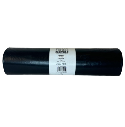 Sopsck PolyREG 60L svart 35my