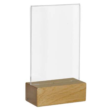 Akrylskylt A7 stende, trfot