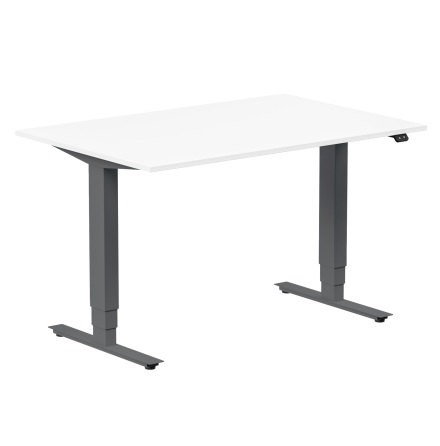 Skrivbord el Ergo120x80 vit/AR