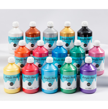 Akrylfrg metallic 500ml 15/fp