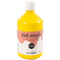 Akrylfrg blank 500ml gul