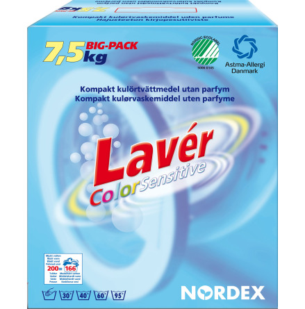 Tvttm. Lavr Color Sens 7,5kg