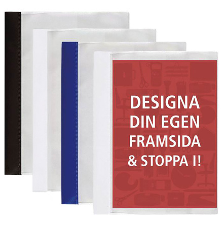 Offertmapp A4 med ficka vit