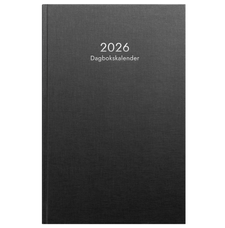 Dagbokskalender 2026 svart