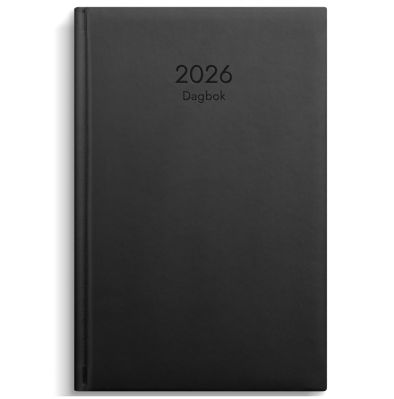 Dagbok svart konstlder 2026