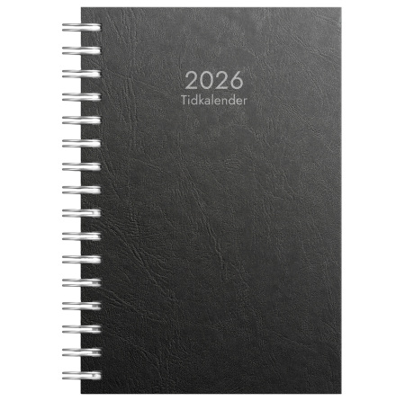 Tidkalender 2026 svart kartong