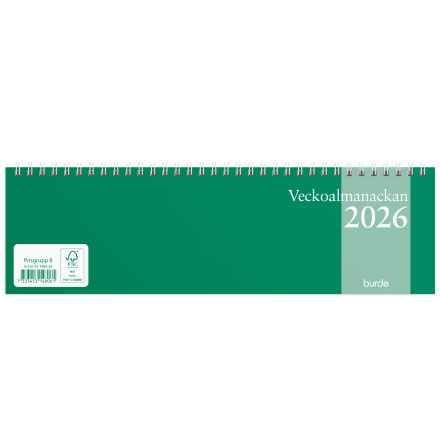 Kalender 2026 Veckoalmanackan