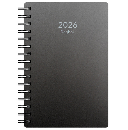 Kalender 2026 Dagbok svart