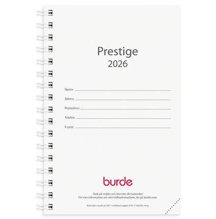 Kalender 2026 Prestige refill