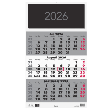 Vggkal.2026 Triplaner Elegant