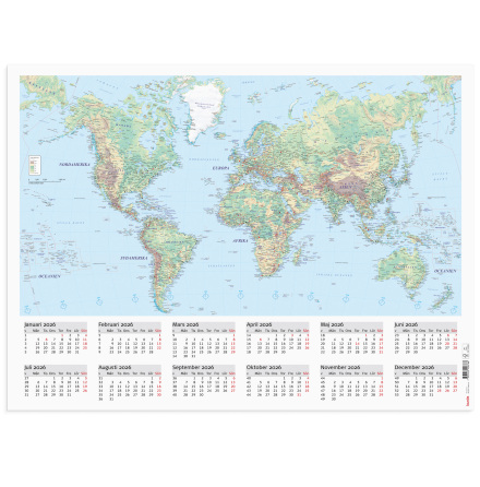 Vggblad Vrldskarta 2026