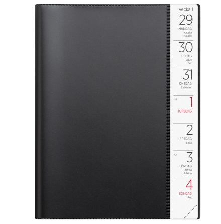 Stor Veckokalender 2026 svart