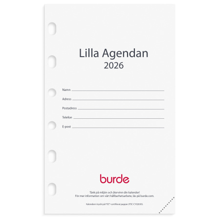 Compact kal.sats Lilla 2026